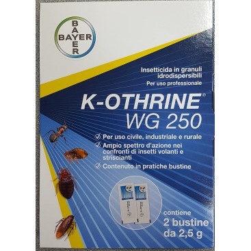 K-OTHRINE  WG25  2 BUST X 2,5 GR.